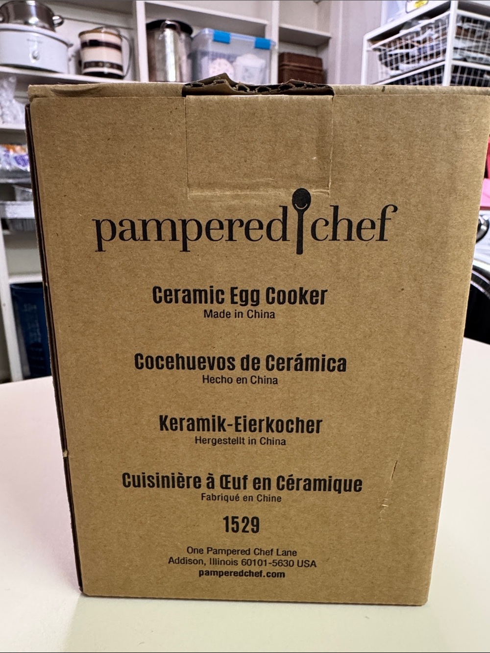 Pampered Chef Ceramic Egg Cooker